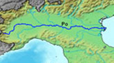 Italiaanse Povlakte rondom de rivier de Po