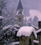 Bormio tijdens de winter Bormio tijdens de winter