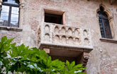 Balkon van het huis van Giulietta Balkon van het huis van Giulietta