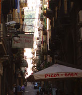Smalle straat Napoli Smalle straat Napoli