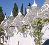 Trulli witgekalkte huisjes Trulli witgekalkte huisjes